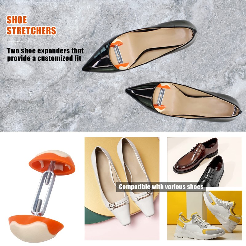 YRMJ 2 Pair Mini Shoe Stretchers for Wide Feet, Shoe