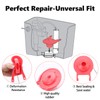1 Pack 3-Inch Toilet Flapper Replacement Compatible with TOTO Flapper