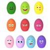 TONGKTAI Puppy Toys Squeaky Funny Squeaky Dog Egg Balls Soft