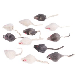 Fockety Fake Mouse Cat Toy Pet Cat Toy Mouse Cat Toy Mouse Mini Funny Cat Toy Plush Fake Mice Pack of 12 Pet Cat Toy Pets