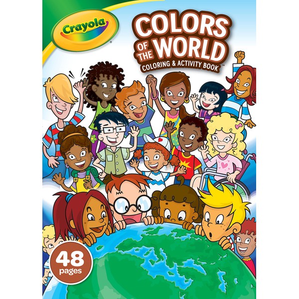 CRAYOLA Colours of the World 48-Page Colouring Book | Featuring Famous Landmarks from Around the World! | Ideal for Kids Aged 3+