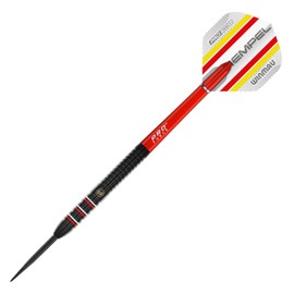 WINMAU Darts -Florian Hempel 85% Pro-Series 24g Professional Dart Set with Dart Flights and Dart Shafts (Stems)