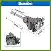HOPESPANNER Front Driver Side Door Lock Cylinder with Key Fit