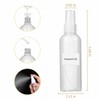 Unbranded 6Pack 100ml Travel Spray Bottle Plastic Transparent Perfume Empty
