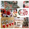 Huanmin Mini Christmas Hat, 30 Pieces Mini Christmas Cutlery Holder,