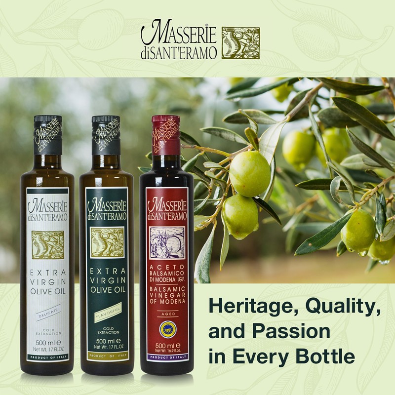 Masserie di Sant'Eramo Flavorful Italian Extra Virgin Olive Oil Cold
