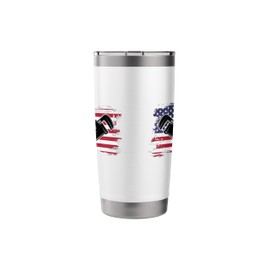 Plumbing Wrench American Flag Pipe Wrenches Pipefitter Stainless Steel Insulated Tumbler