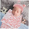 Totority 3Sets Sleep Sack with Hat Cotton Swaddle Wrap for
