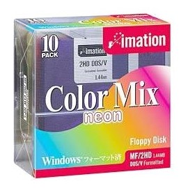 MF2HDCLW10PS DOS/V Neon Color Mix 10pcs