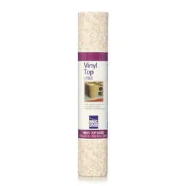 Magic Cover Vinyl Top Non-Adhesive Shelf Liner, 12-Inch by 5-Feet, Granite Sand