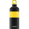 Sigg Bottle CYD with Grip Black black/yellow Size:0.6 L