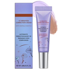 CC Cream Colour Correcting with SPF 25, Lightweight Hydrating Foundation, Evens Skin Tone & Refines Texture, 15ml/0.5fl.oz, Moisturizing Concealer & Pre-makeup Primer for All Skin Types