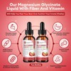 (2 Pack) 1000MG Magnesium Liquid Drops Improve Sleep,Nerve,Joint High Absorption