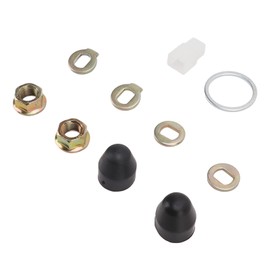 M14 Nuts Washer Kit Bicycle Hub Motor Nuts Kit Steel Bicycle Hub Motor with 14mm Shaft for Electric Bikes Scooters