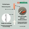 Elimedical Veterinary Syringe U-40 1ml 28G x 1/2" Individually packed,