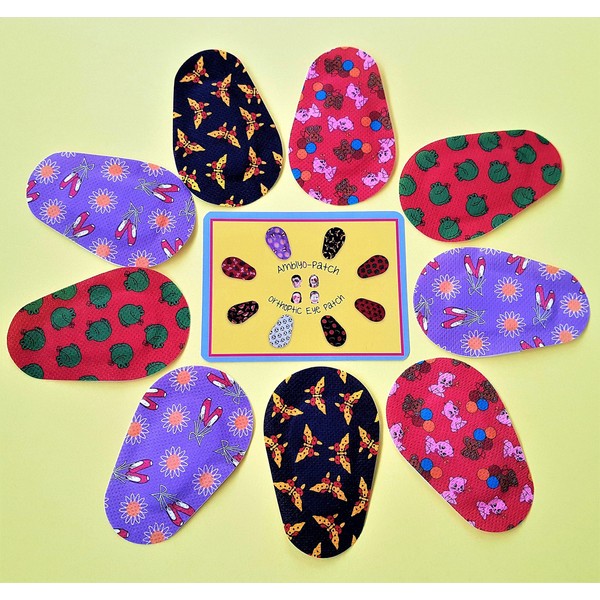 Adhesive Orthoptic Eye Patches for Kids to Treat Amblyopia/Lazy Eye