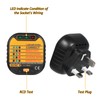 Socket Tester Portable Plug Outlet Circuit Tester Polarity Voltage Tester