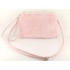 LONI Clutch Shoulder Crossbody HandBag Faux Fur in Pink