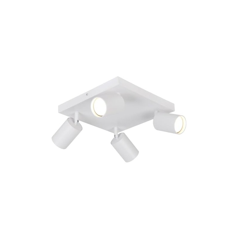 Echo Square LED Spot Light, 4 Head 20W GU10, 350°
