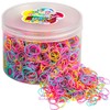 Pack of 1500 Hair Bobbles Small Rubber Bands Colourful Hair