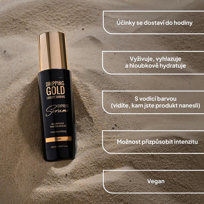 Express Tanning Serum | Schnell wirkender Selbstbräuner | Feuchtigkeitsspendend |