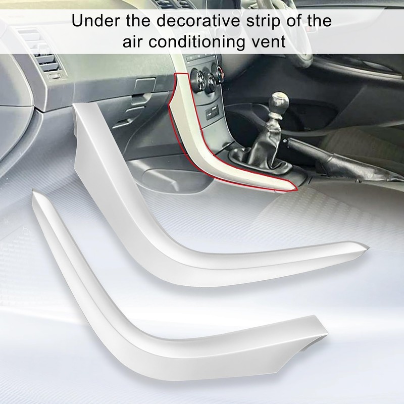 Left & Right Lower Center Dashboard Trim Strip Cover Strip