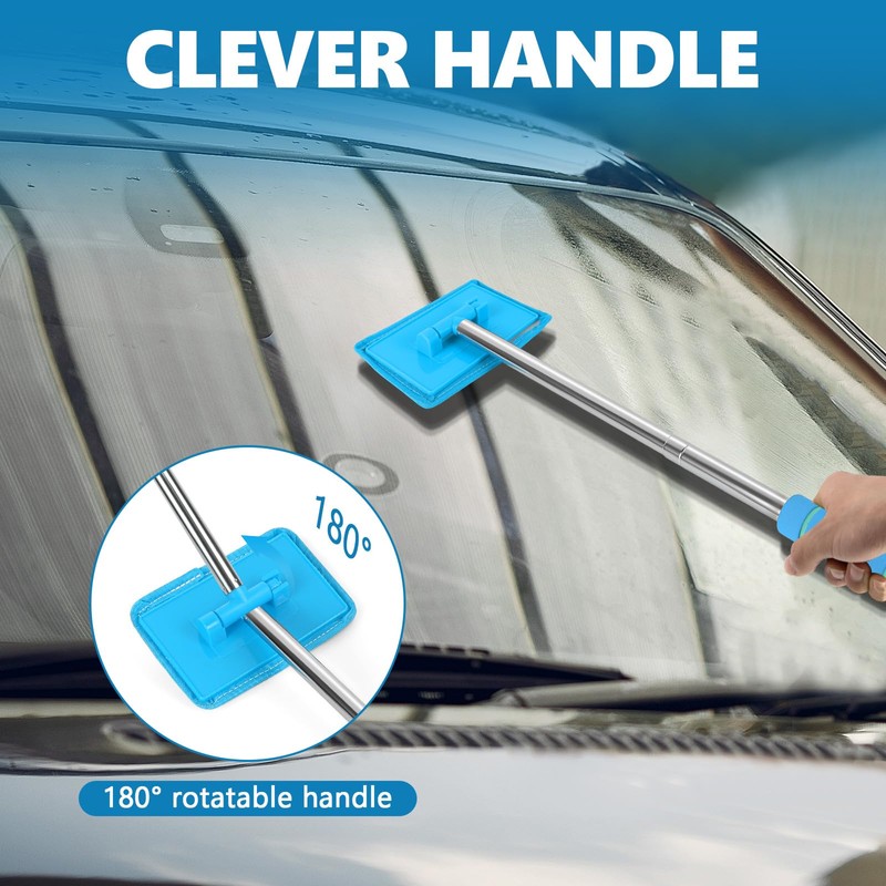 Hbxdeco Car Windshield Cleaning Tool, Car Windshield Window Cleaner, Auto