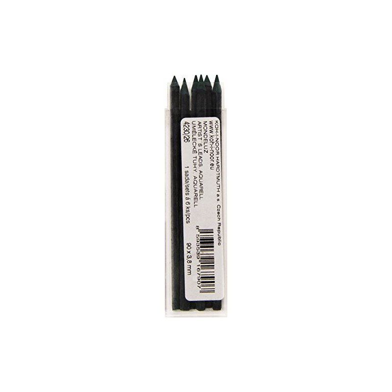 KOH-I-NOOR Aquarell Coloured Leads for 3.8mm Diameter 90mm Mechanical Pencil