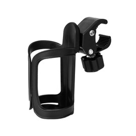 AOBETAK Bike Bottle Holder, Black Bicycle Cup Holder 360 Degrees Rotation Cycling Water Bottle Cages; fit Bicycles, Mountain Bikes, Prams and Wheelchair