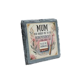 Funny Mum Slate Coaster - You Raised Me to Be Independent, But I Still Need You to Cut My Sandwiches (slco-kf25-sandwicheshg)
