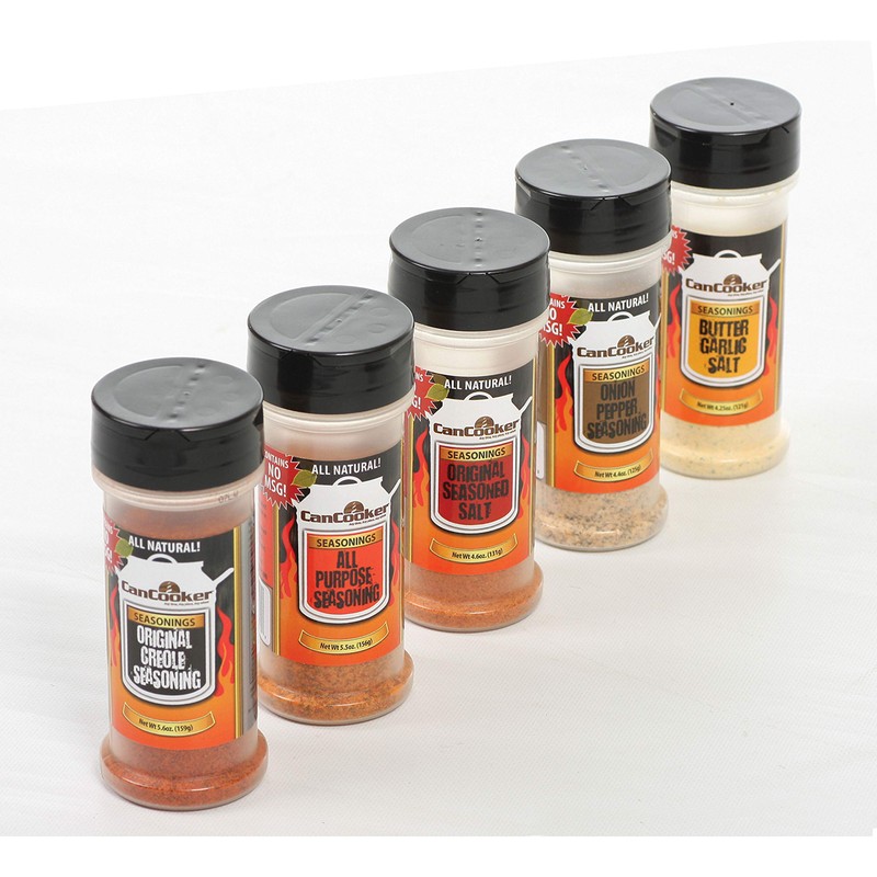 CanCooker Inc CS-006 Can Cooker Seasoning 5-Pack, Square, Black