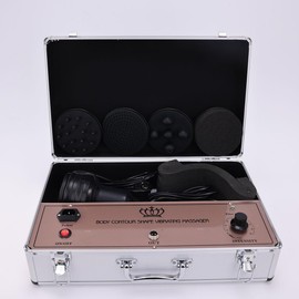 V ddhoger Storaged in Box Mltifunctional Vibration Body Massager Machine Full Body Massager with 5 Massager Heads,Easy Move and Carry