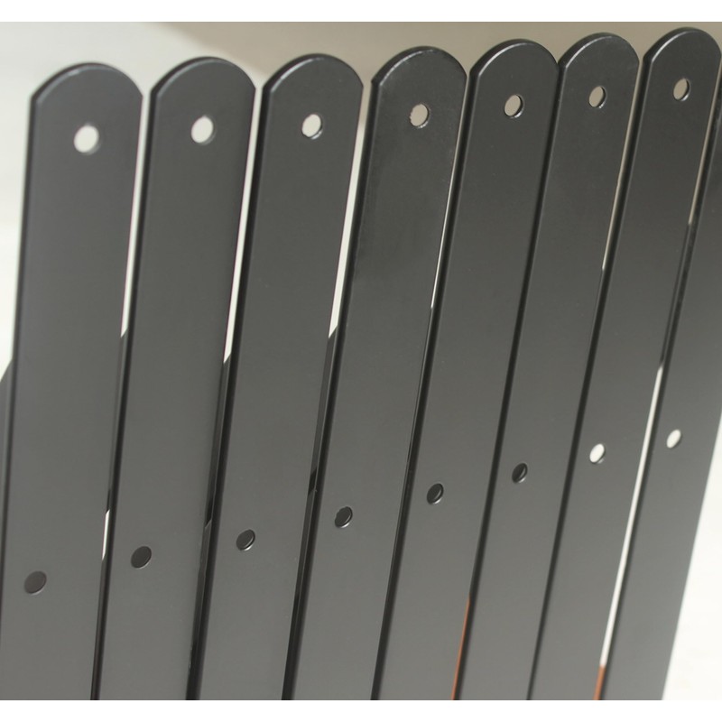 8 Pack L10 x H 8" Black Heavy Duty Shelf