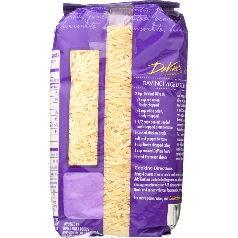 Da Vinci Orzo Pasta, 16 oz