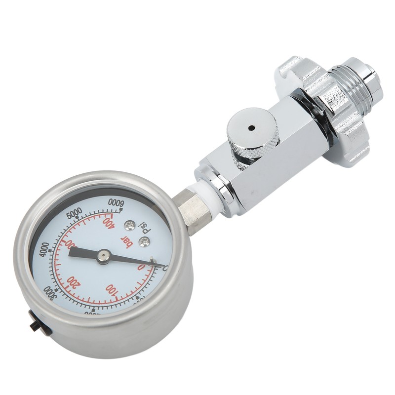 Scuba Diving Air Tank Pressure Testing Checker with 0‑400 Bar