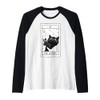 Witchy Black Gothic Cat Tarot Card Funny Cat Lover Raglan