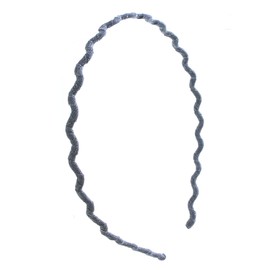 VingTAINE HK-105-BLGY Simple Wave Headband Office Hair Accessories, Blue Gray