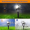 APONUO Solar Spot Lights Outdoor 2-in-1 Solar Landscape Lighting Dusk