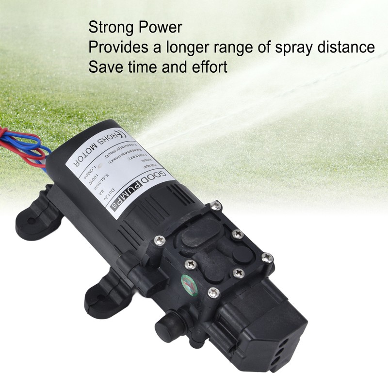 Electric Diaphragm Pump High Pressure 1.0Mpa 5.5L/Min Intelligent Miniature Water