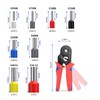 Ferrule Crimping Tool, 3 in 1 Stripper/Cutter/Crimping Heavy Duty Automatic