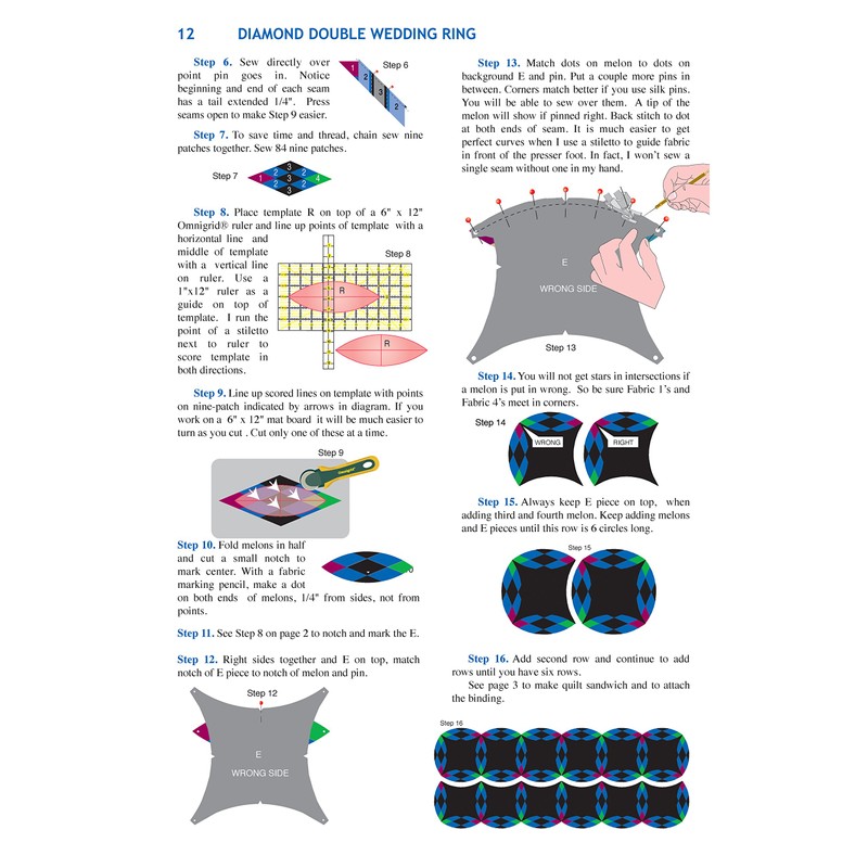 Add On to The Double Wedding Ring Template by Sharlene