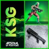 KSG V1 Shotgun - 1:12 Scale 3D Printed Action Figure