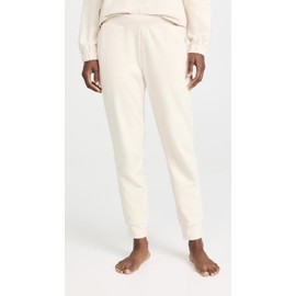 Eberjey Women's Luxe Sweats, Botanical Oat, Off White, XL