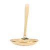 Soup Ladle Durable Brass Elegant Bright Gold Color Balanced Weight