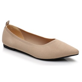 CullForYou Women's VC Colorful Flats (7.5 M US,Natural)
