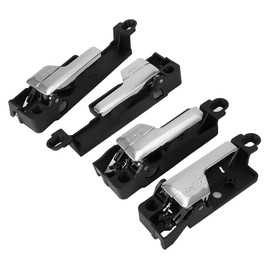 4Pcs Car Chrome Interior Inside Inner Door Handle Fit for Ford 6E5Z‑5422601 6E5Z5422600