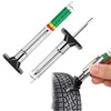 JUSTTOP 2PCS Car Tire Tread Depth Gauge, Color Coded Tyre