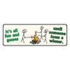 (riba-zuezzipurodakutu) River's Edge Products Embossed Tin Sign Waterproof , white