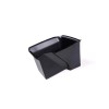 car-attention Black inner door armrest storage box trim Fit For