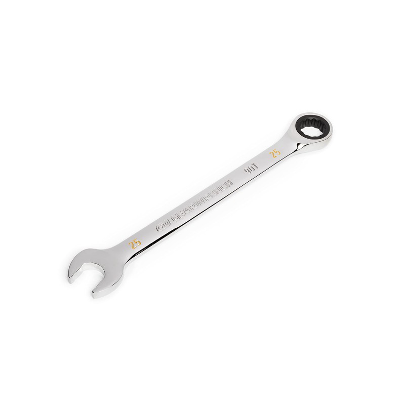 GEARWRENCH 25mm 4 Degree Swing Arch 12 Point Ratcheting Combination